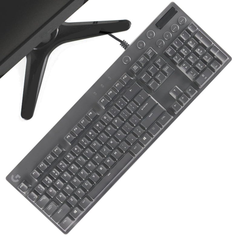 MUBUY-GOL Keyboard Cover for Logitech G213 Prodigy Gaming Keyboard, Logitech G512 & G512 SE & G413 & K840 Gaming Keyboard, Logitech G810 G610 Orion Mechanical Gaming Keyboard Skin - Image 1